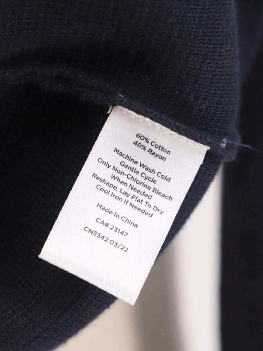 TALBOTS Tipped Boyfriend Knit Blazer in Navy Size 2Xp
